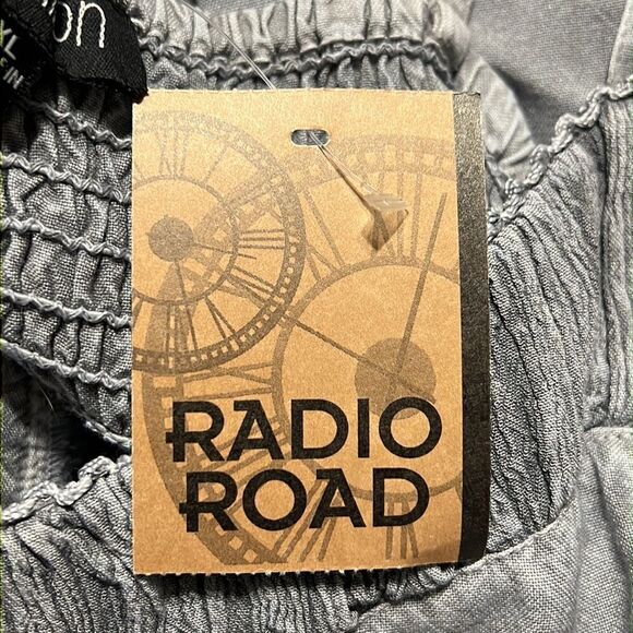 Sundress Woman’s Size XL Papillon Gray Stone Washed Spaghetti Straps Cinched - Picture 10 of 11